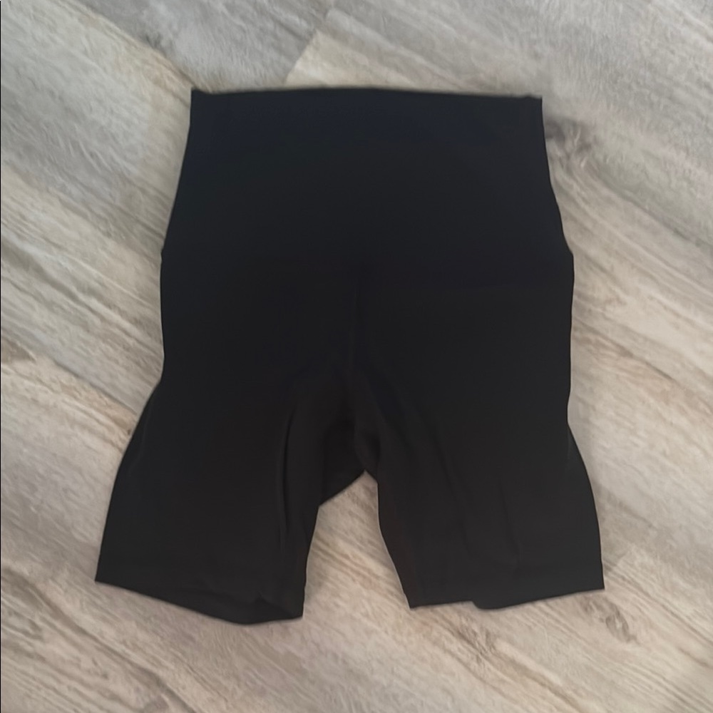 High-Waisted Black Shapewear Shorts